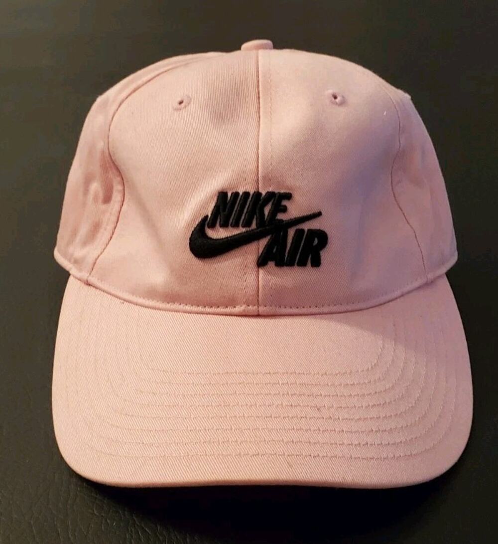 Vintage Y2K Nike AIR Hat / Cap - Pink - Cotton, Size M